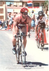 I jump on my bike and HAMMER.