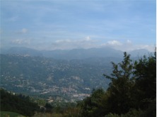 The view from the top of the third climb...just as well you don't see the twisty and dangerous descent